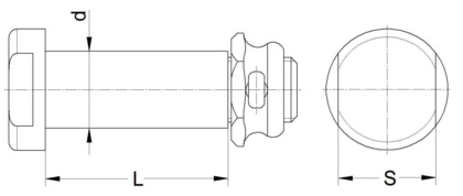Sworzeń śrubowy kompletny (2575)