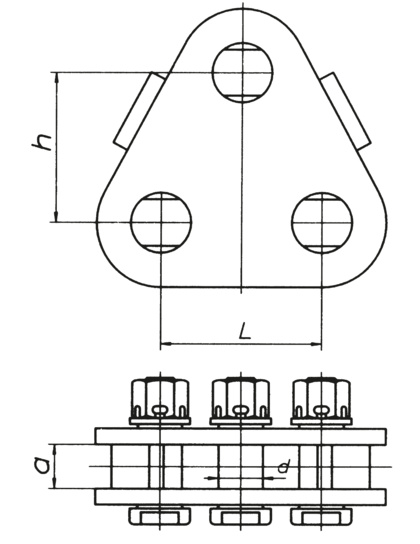 Łącznik orczykowy dwurzędowy (2541)