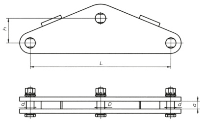 Łącznik orczykowy dwurzędowy (2536)