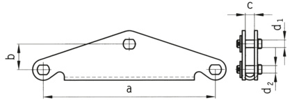 Łącznik orczykowy dwurzędowy (2532)