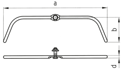 Rożek dwustronny górny (2608)