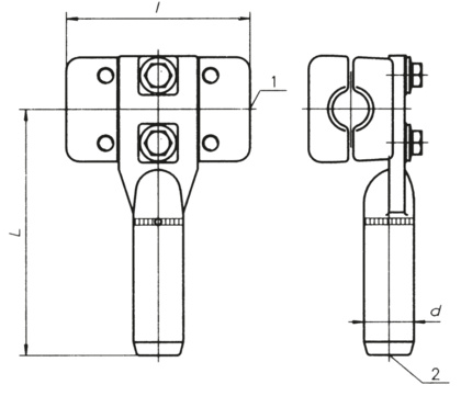 Zacisk al. odgałęźny nakłądkowo-zaprasowany (23076)