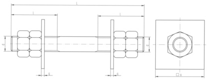 Śruba fundamentowa (3506)